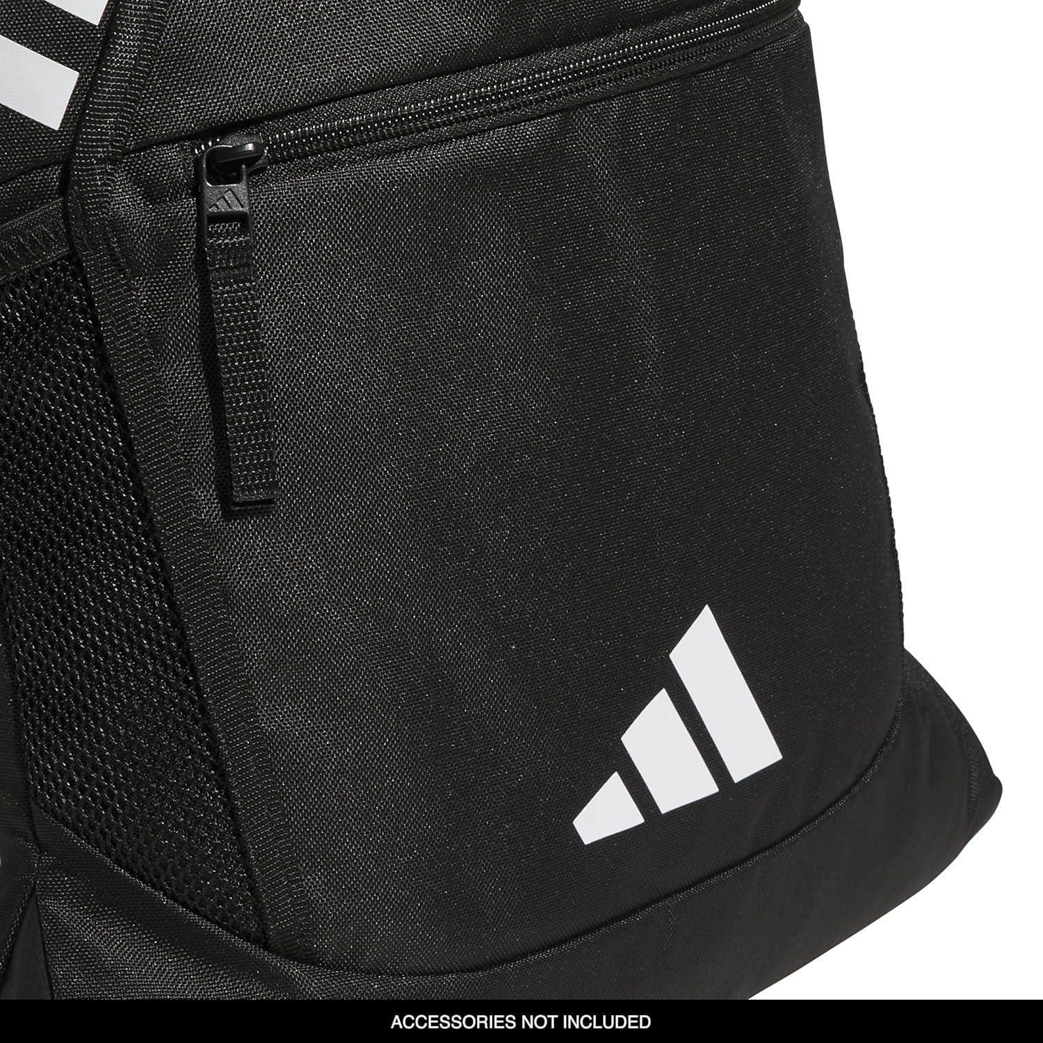 imageadidas Stadium Sackpack Small Drawstring Bag for Sports ampamp Gym Black One SizeBlack