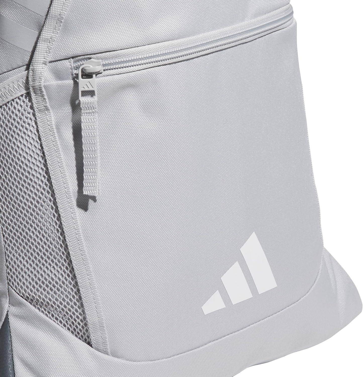 imageadidas Stadium Sackpack Small Drawstring Bag for Sports ampamp Gym Black One SizeTeam Light GreyWhite