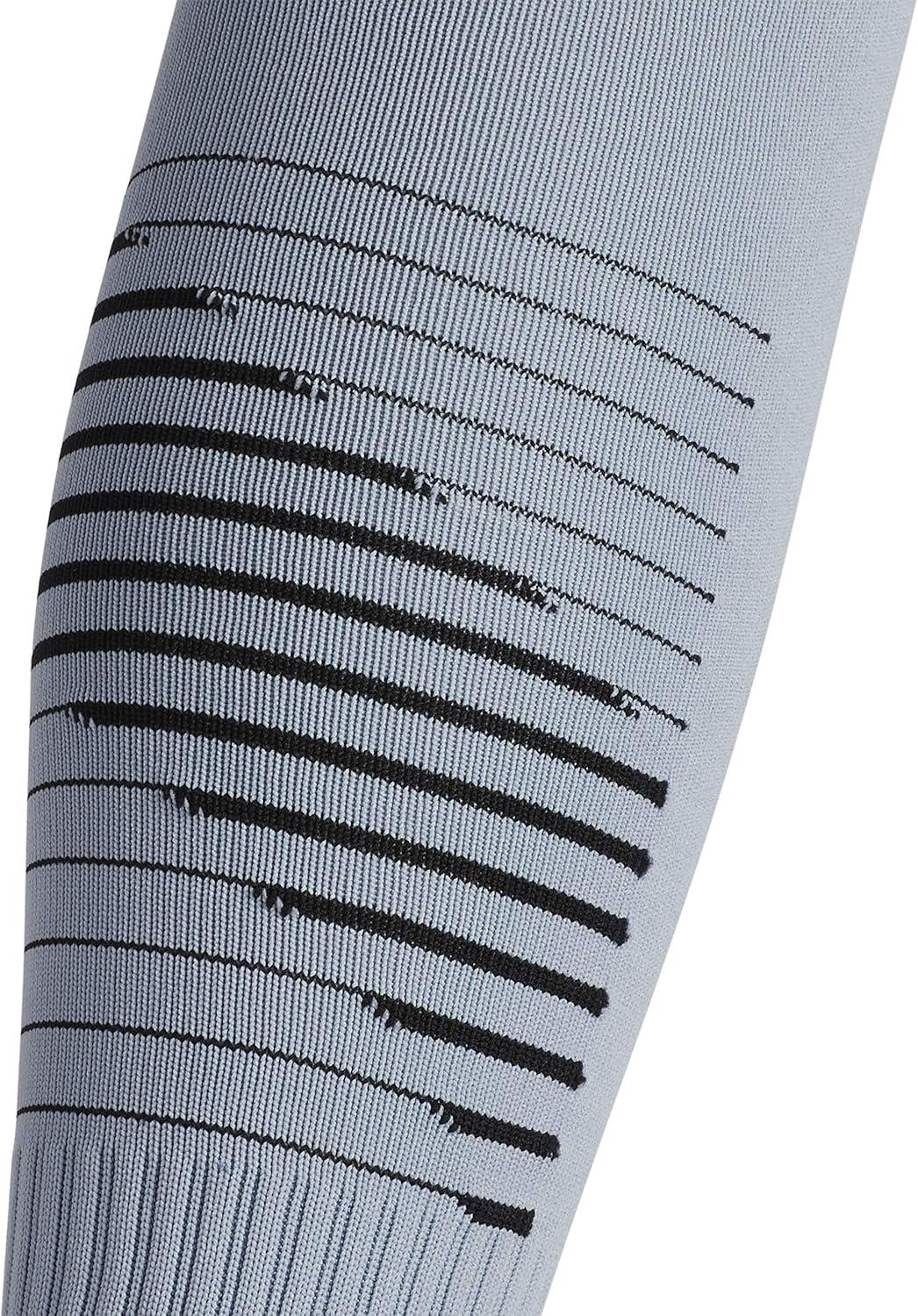 imageadidas Team Speed 2 Soccer Socks for Boys Girls Men and Women 1PairLight GreyBlackLight Onix