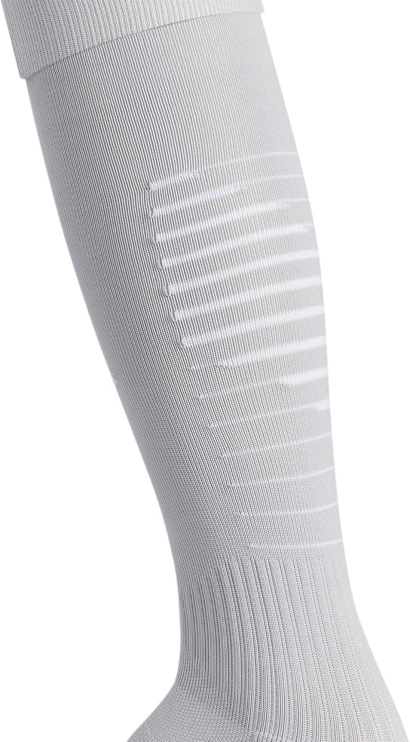 imageadidas Team Speed 2 Soccer Socks for Boys Girls Men and Women 1PairTeam Light GreyWhiteLight Onix Grey