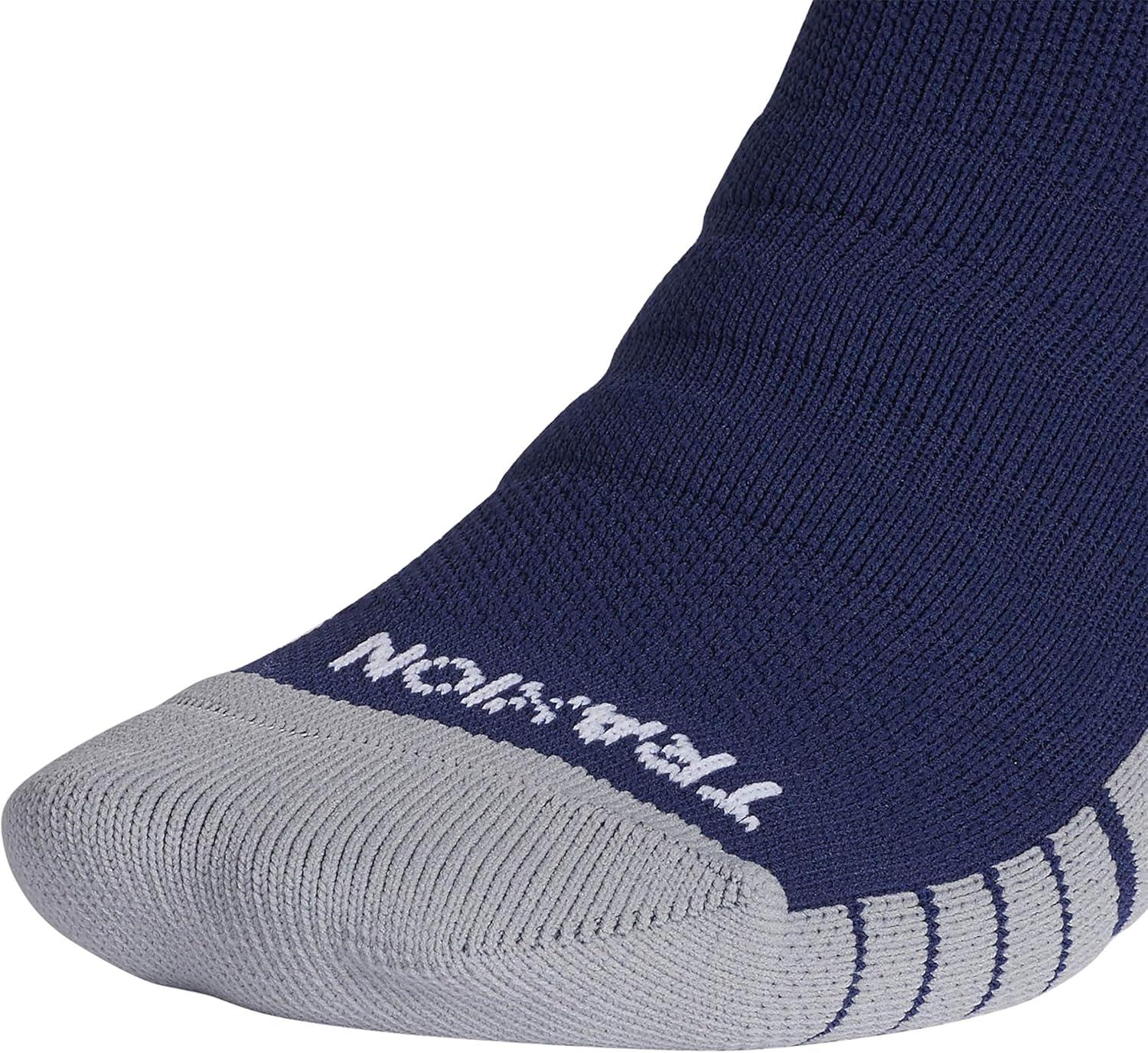 imageadidas Team Speed 2 Soccer Socks for Boys Girls Men and Women 1PairTeam Navy BlueWhiteLight Onix Grey