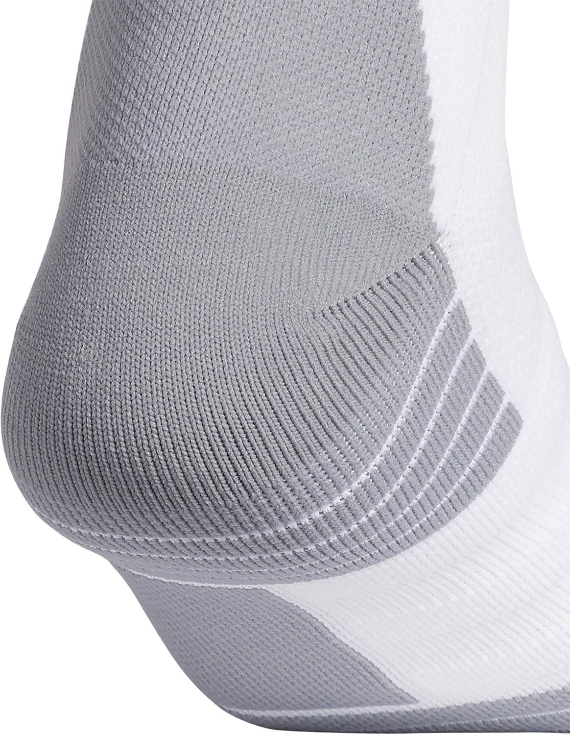 imageadidas Team Speed 2 Soccer Socks for Boys Girls Men and Women 1PairWhiteBlackLight Onix Grey