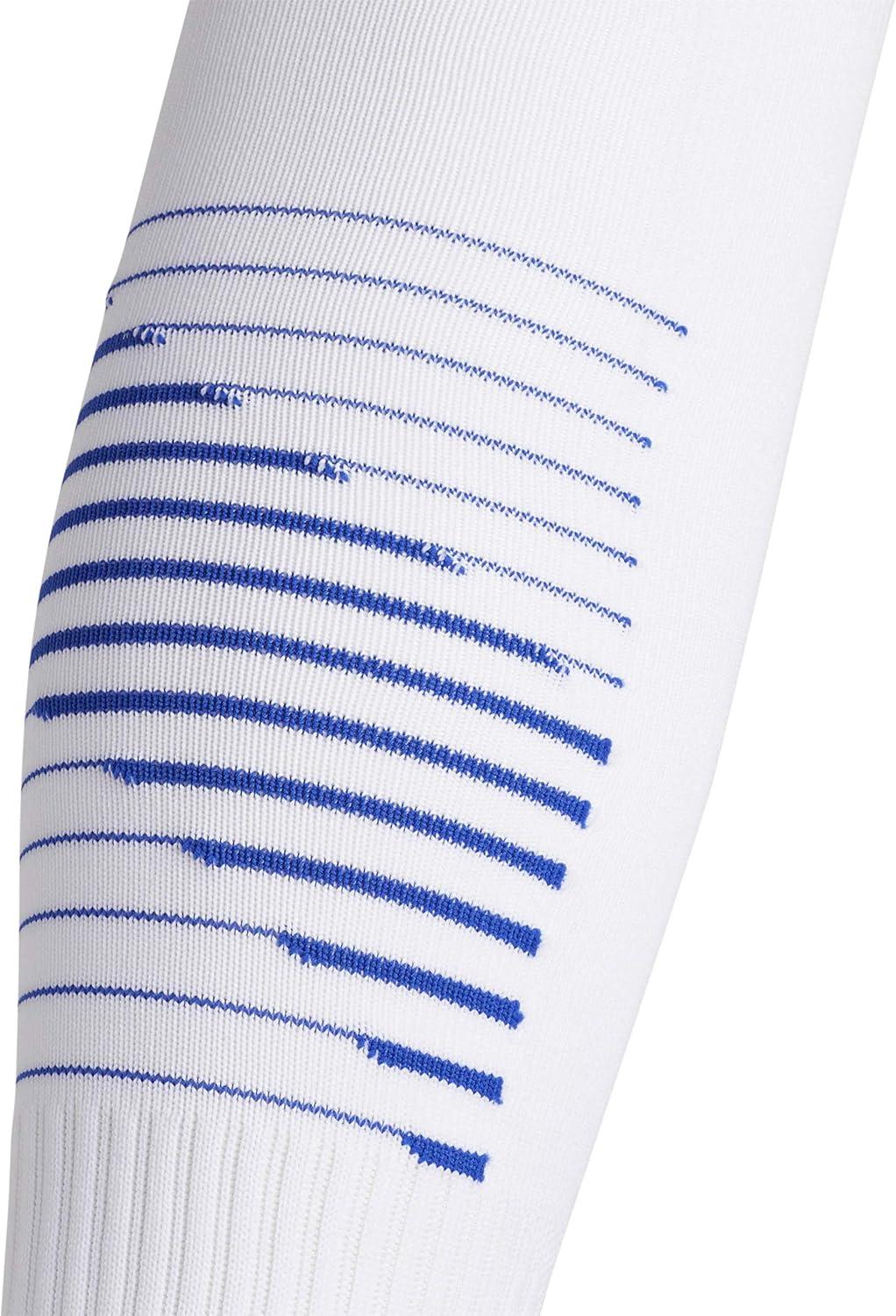 imageadidas Team Speed 2 Soccer Socks for Boys Girls Men and Women 1PairWhiteBold BlueLight Onix Grey