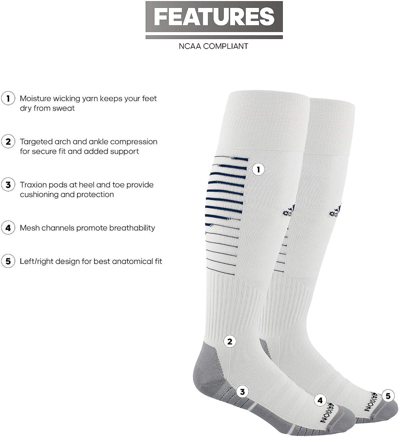 imageadidas Team Speed 2 Soccer Socks for Boys Girls Men and Women 1PairWhiteTeam Navy BlueLight Onix Grey