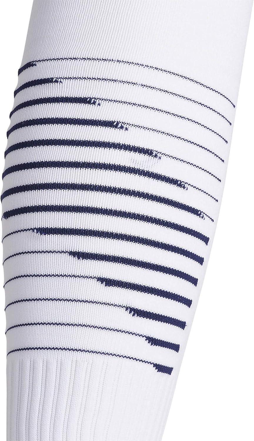 imageadidas Team Speed 2 Soccer Socks for Boys Girls Men and Women 1PairWhiteTeam Navy BlueLight Onix Grey