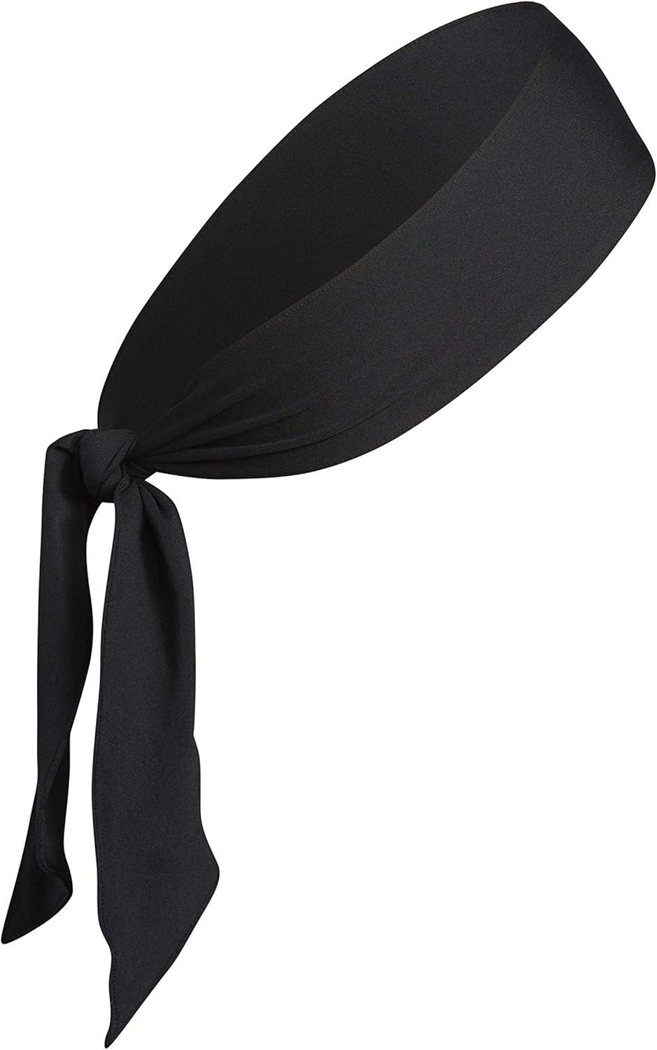 imageadidas Unisex Alphaskin Tie Workout Headband for Women and Men Mesh MoistureWicking Sports Headbands for Girls and BoysBlackWhite