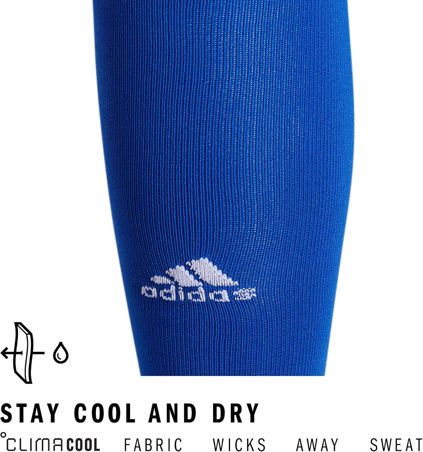 imageadidas Unisex Metro Soccer Socks for Men Women Youth Boys and Girls Team SportsTeam Royal BlueClear GreyWhite5