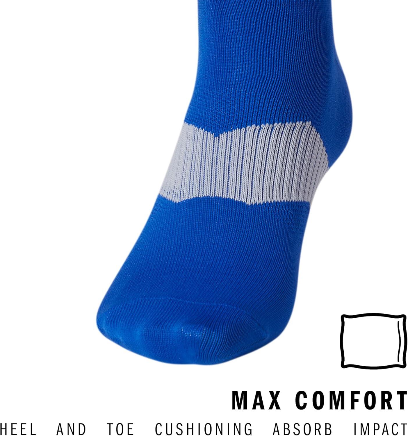 imageadidas Unisex Metro Soccer Socks for Men Women Youth Boys and Girls Team SportsTeam Royal BlueClear GreyWhite5