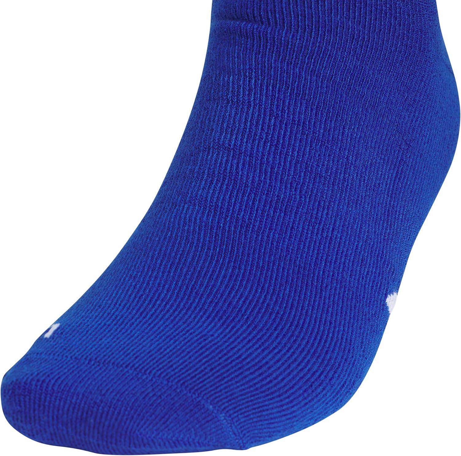imageadidas Unisex Rivalry Field Compression Sport Socks for Men Women Athletic Socks MoistureWicking NCAA Compliant 2PackRoyal BlueWhite2