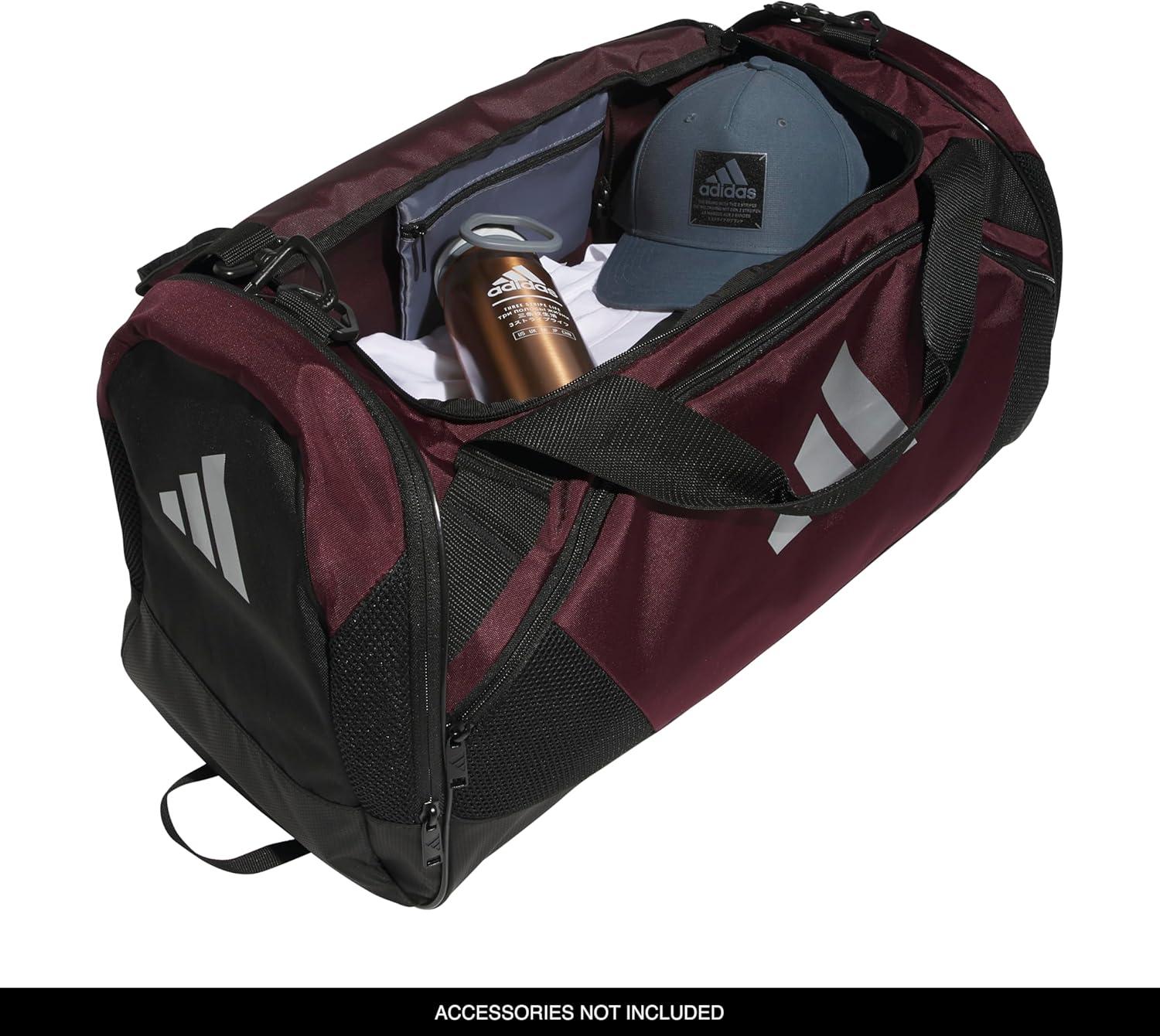 imageadidas Unisex Team Issue Sports Duffel Bag for Men and WomenMaroon2