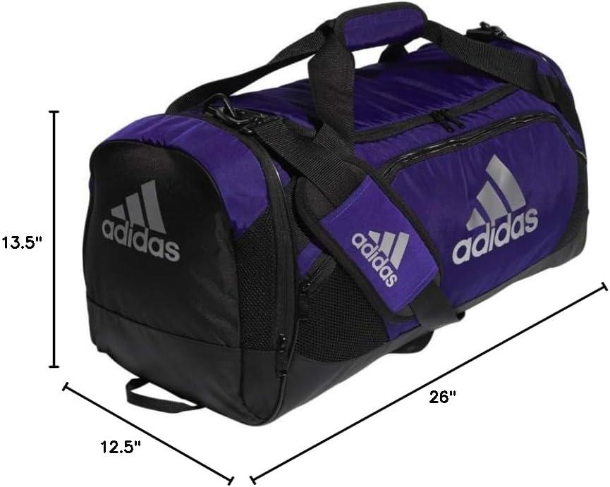 imageadidas Unisex Team Issue Sports Duffel Bag for Men and WomenTeam Collegiate Purple