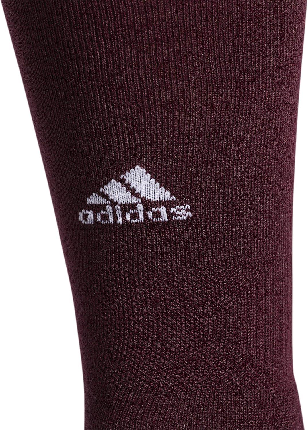 imageadidas Unisex Utility All Sport Compression Socks Sports Socks for Men Women Youth Boys and Girls NCAA Compliant 1PackTeam MaroonLight Onix GreyWhite