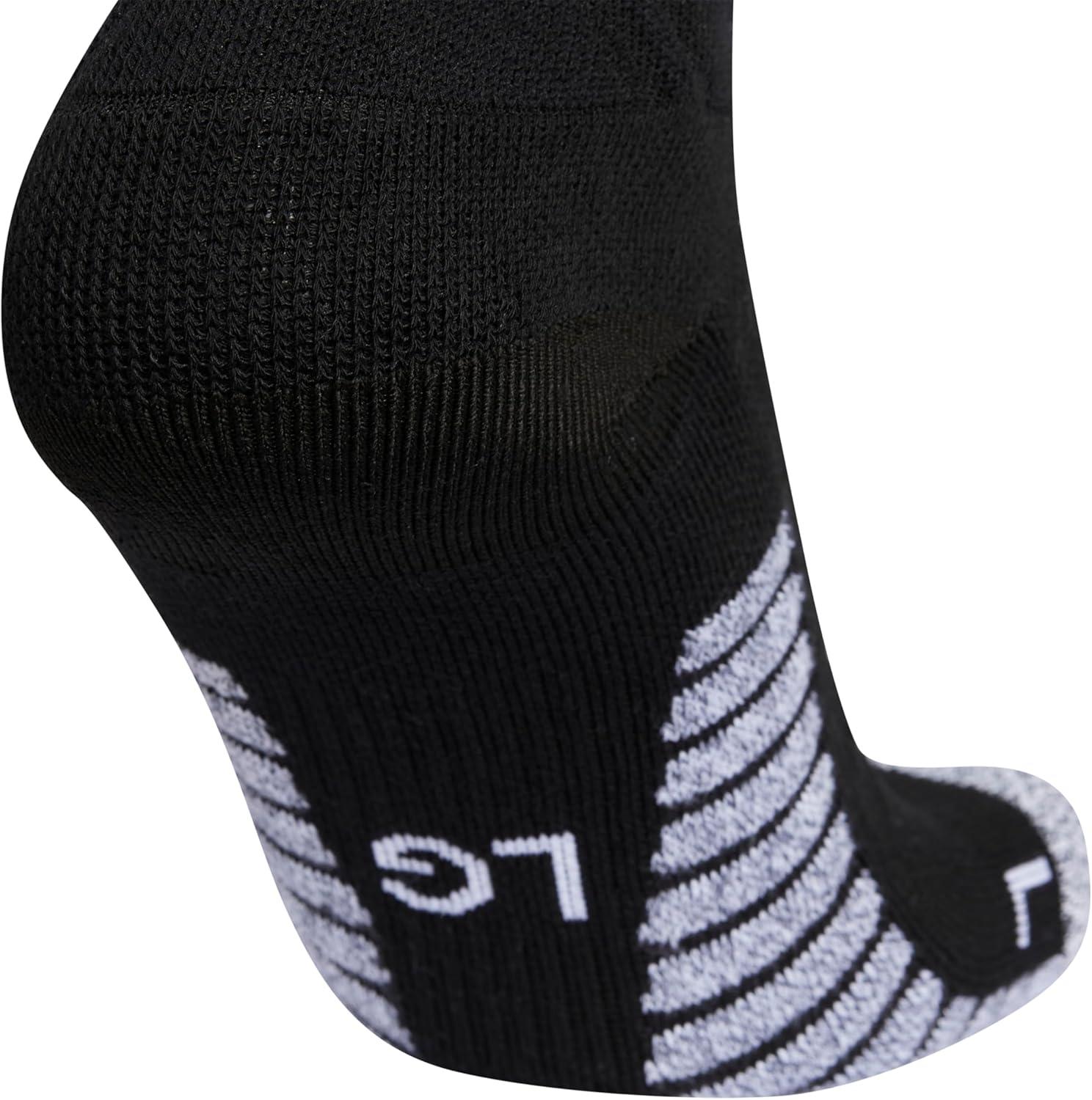 imageadidas Unisex adizero Football Socks 1 pair cushioned overtheknee long fit for men womenBlackWhite 20