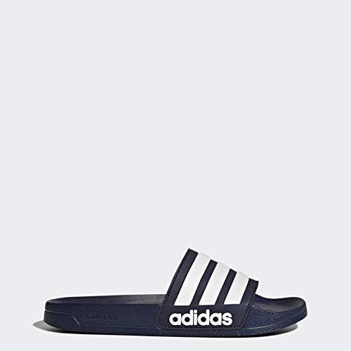 imageadidas UnisexAdult Adilette SlidesCollegiate NavyWhiteCollegiate Navy