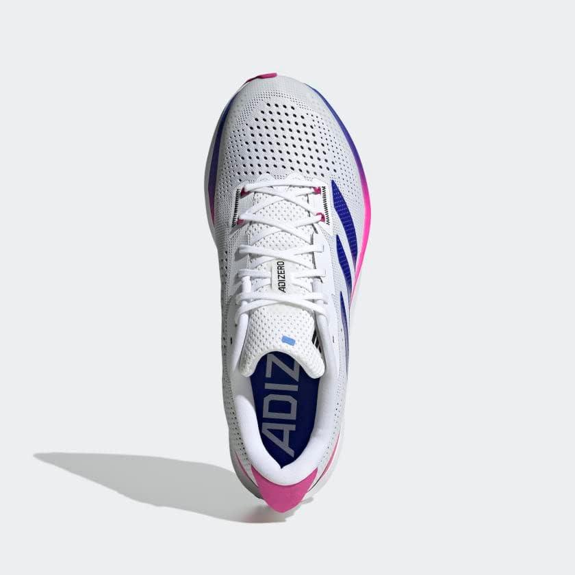 imageadidas Womens Adizero Sl Running ShoesCloud WhiteLucid BlueLucid Fuchsia