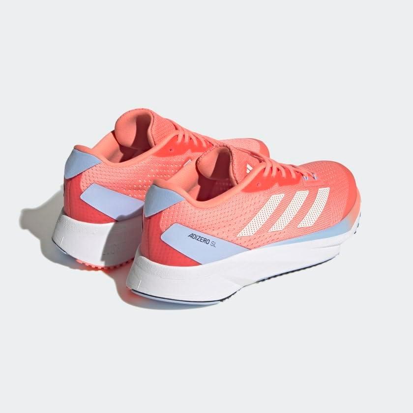 imageadidas Womens Adizero Sl Running ShoesCoral FusionWhite TintSolar Red
