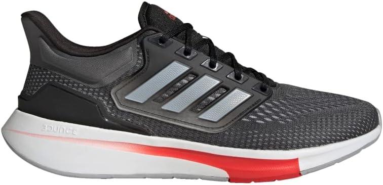 imageadidas Womens Eq21 Run ShoeGreyHalo SilverVivid Red