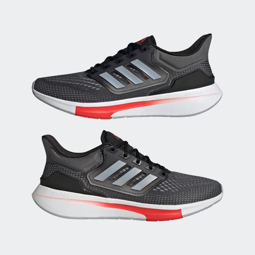imageadidas Womens Eq21 Run ShoeGreyHalo SilverVivid Red