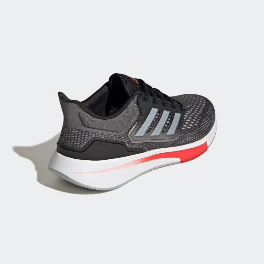 imageadidas Womens Eq21 Run ShoeGreyHalo SilverVivid Red