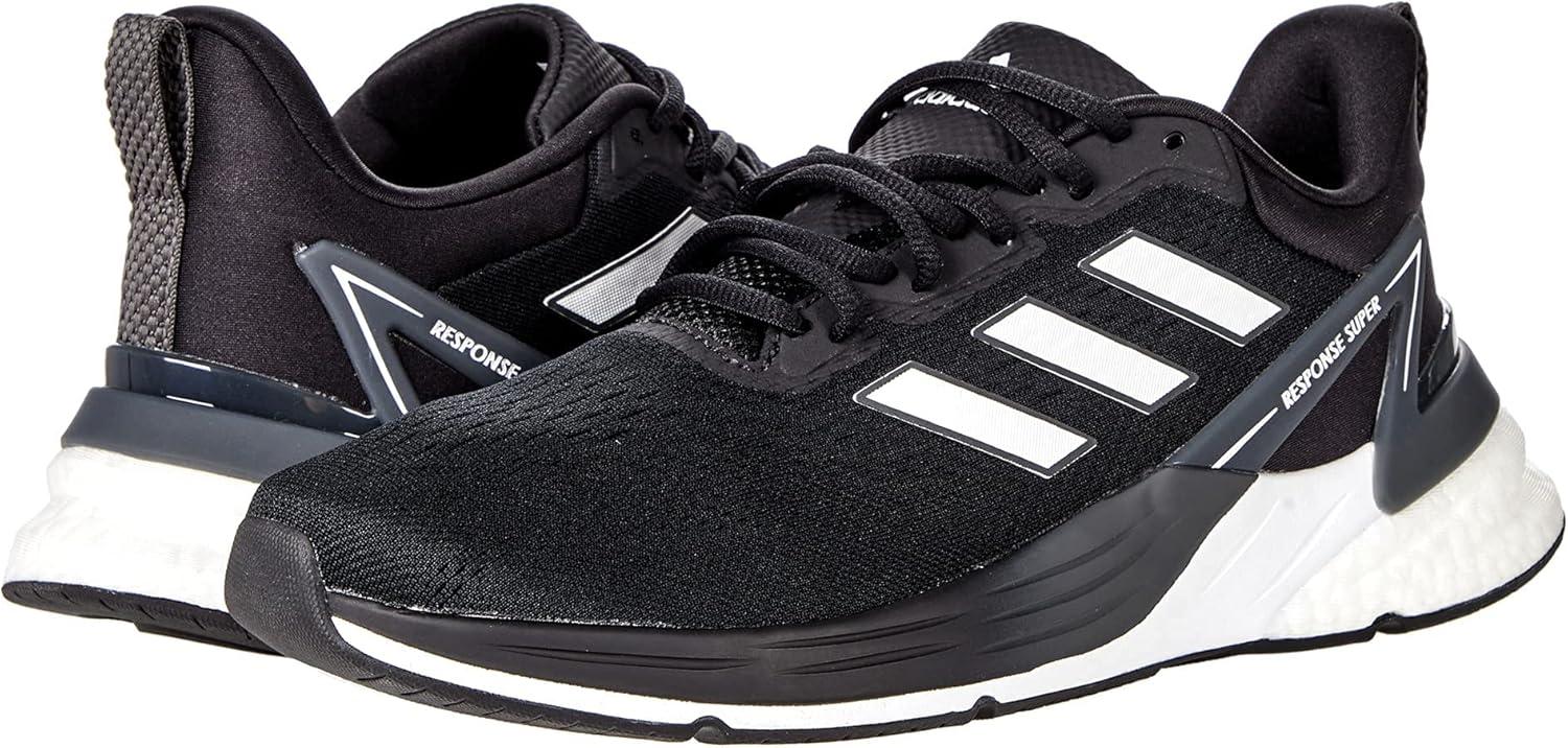 imageadidas mens Response Super 20 ShoesBlackWhiteGrey