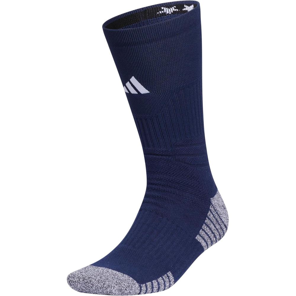 imageadidas 5Star Football Crew Socks for Mens and Womens Sports Soccer Volleyball 1PackNavy BlueWhite20