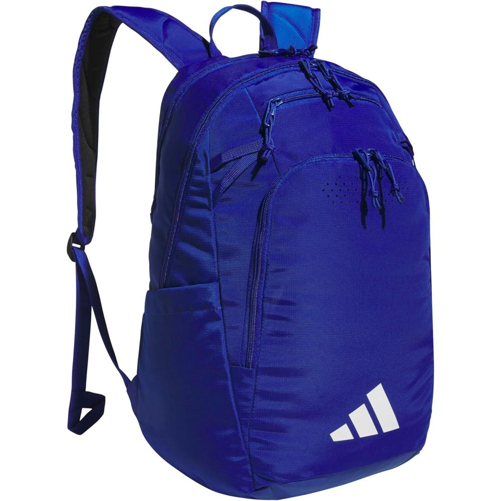 imageadidas Defender 5 Team Sports Backpack 33L Durable Large Athletic Gym Laptop Travel Bag Power RedWhite One SizeRoyal Blue
