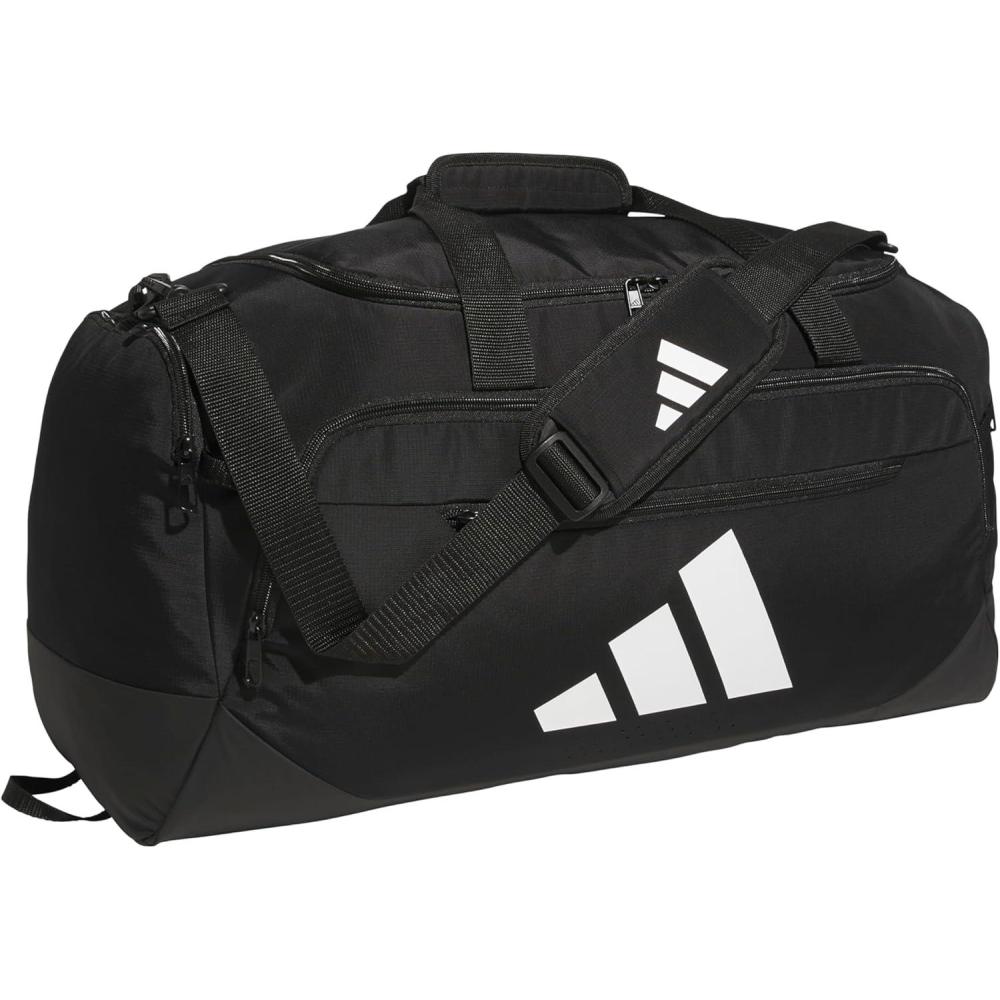 imageadidas Defender 50 Duffel Bag  Durable for Sports Gym ampamp TravelBlack