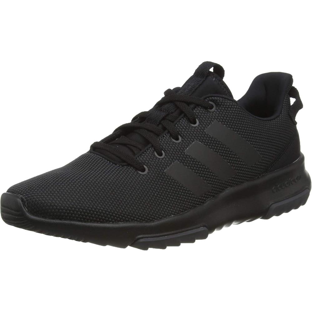 imageadidas Mens Cloudfoam Racer TrBlack CblackCblackGrefiv CblackCblackGrefiv