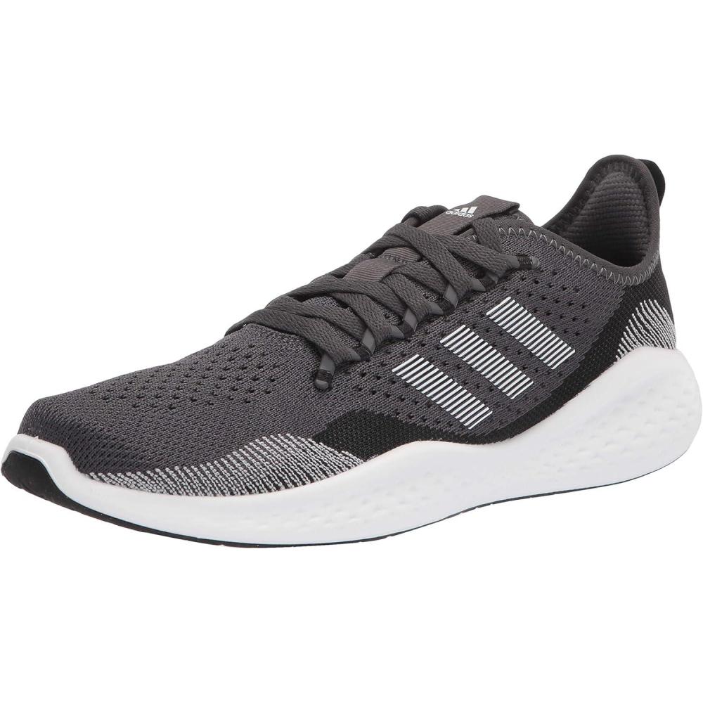 imageadidas Mens Fluidflow ShoesCore BlackFtwr WhiteGrey Six