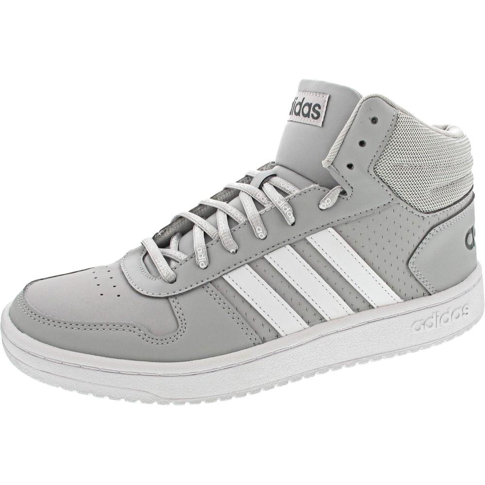 imageadidas Mens Hoops 20 MidGrey Two F17 Ftwr White Grey Five