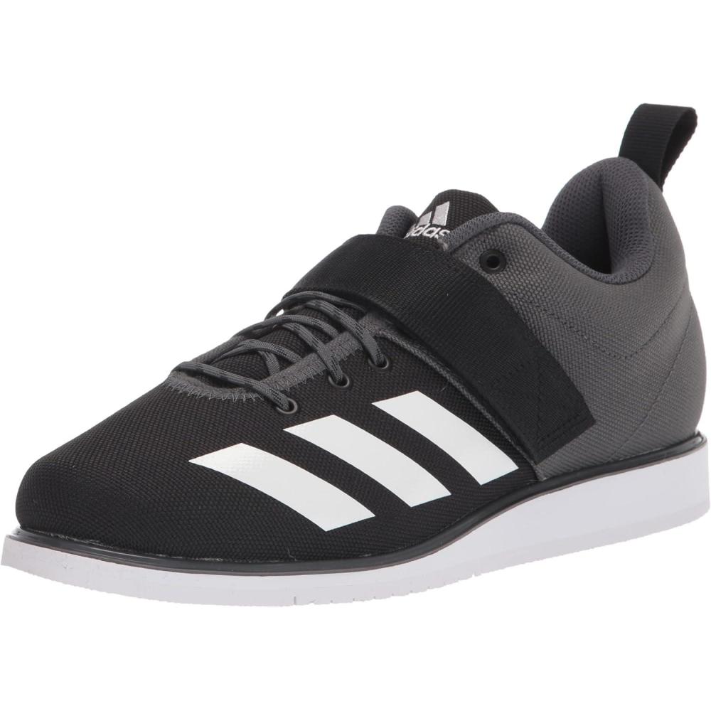 imageadidas Mens Powerlift 4 Weightlifting ShoeCore BlackWhiteGrey Six