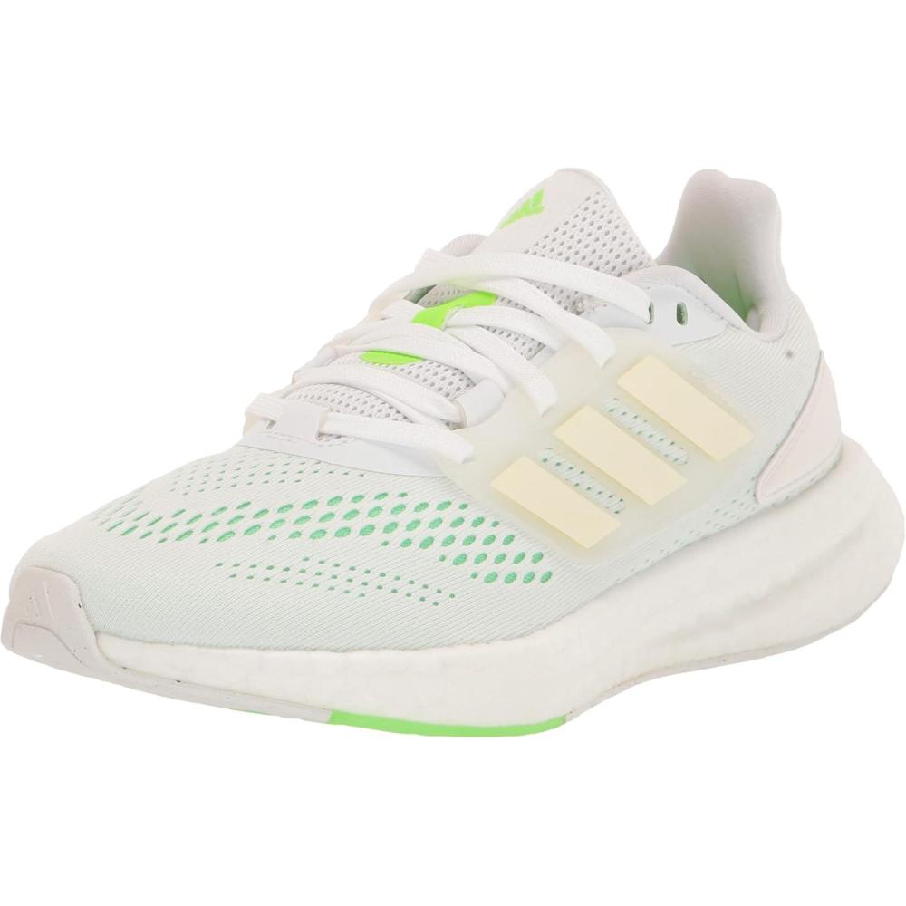imageadidas Mens Pureboost 22 ShoesFtwr WhiteCloud WhiteBeam Green