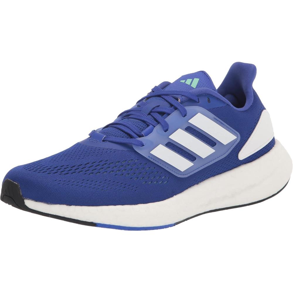 imageadidas Mens Pureboost 22 ShoesLucid BlueWhitePulse Mint