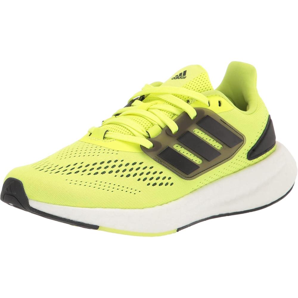 imageadidas Mens Pureboost 22 ShoesSolar YellowBlackWhite