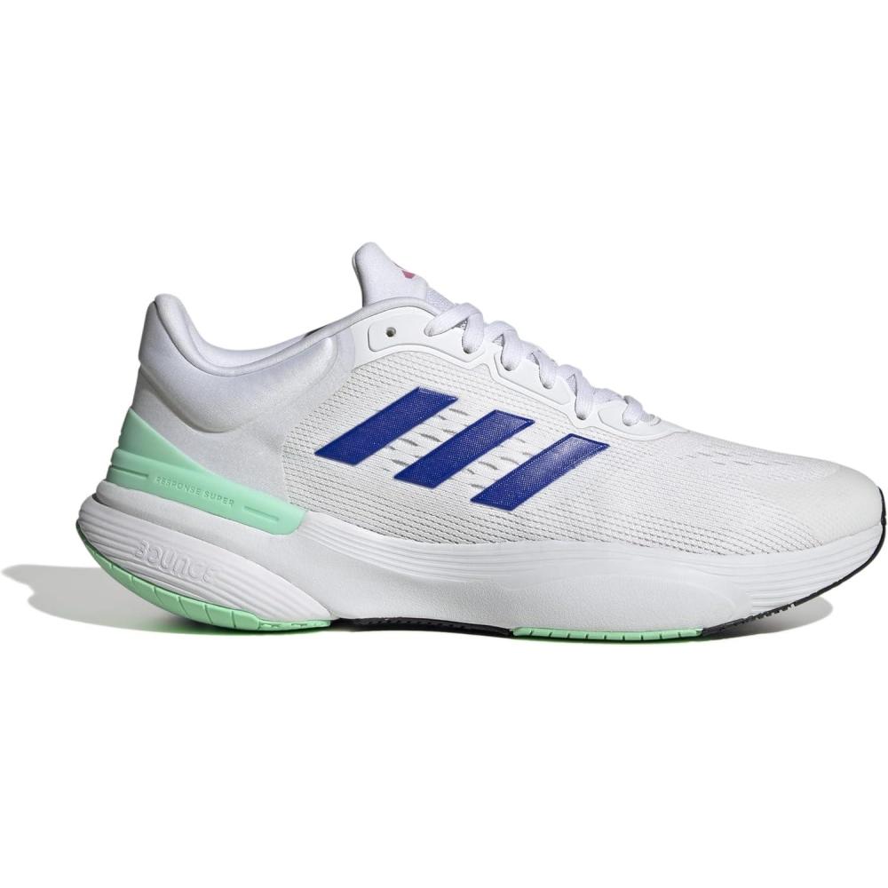imageadidas Mens Response Super 30Running ShoeCloud White Lucid Blue Lucid Fuchsia