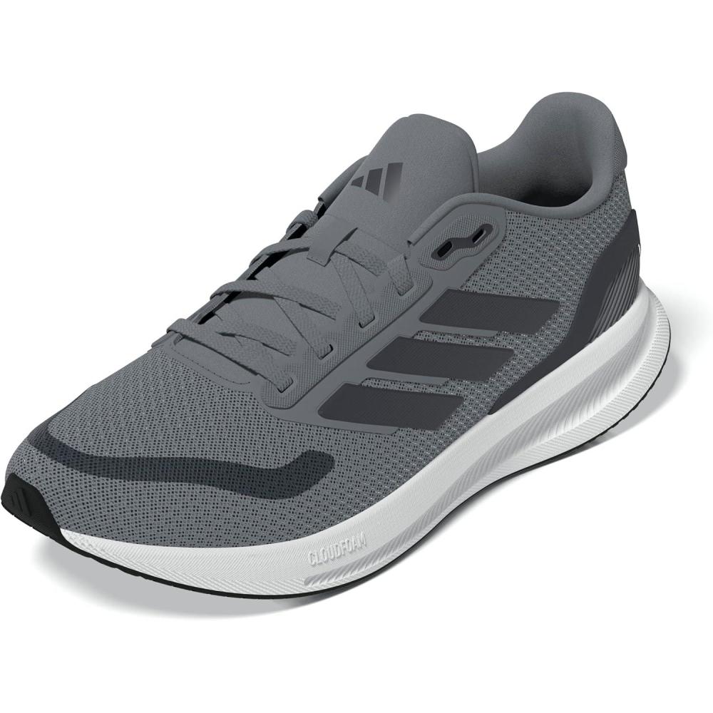 imageadidas Mens Run Falcon 5 SneakerGreyCarbonWhite