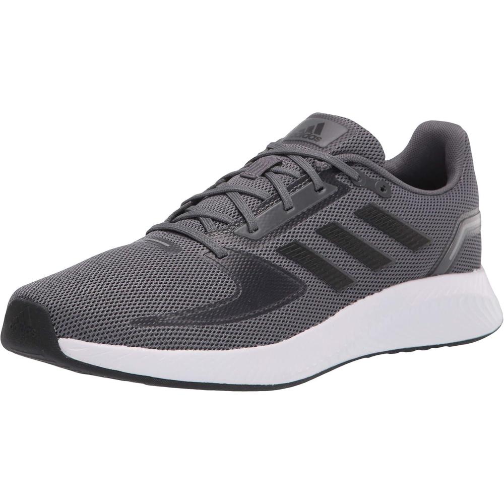 imageadidas Mens Runfalcon 20 Running ShoeGreyBlackGrey