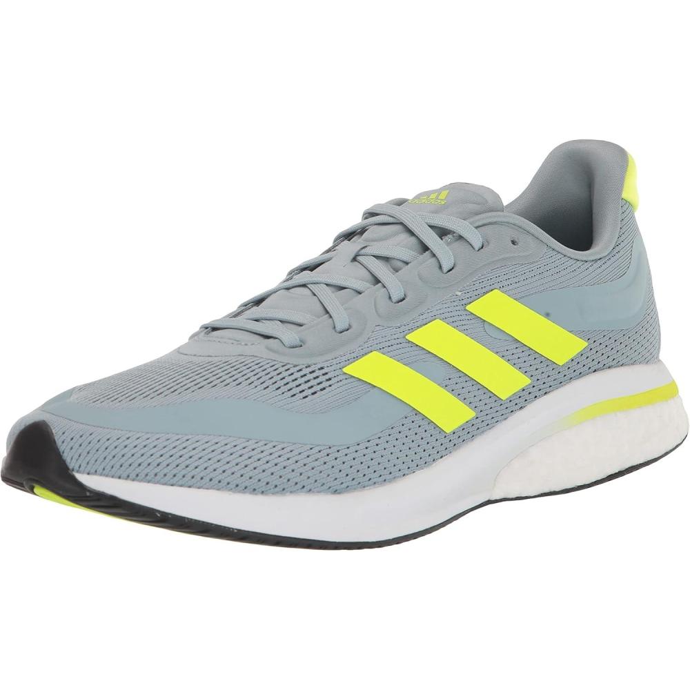 imageadidas Mens Supernova ShoesMagic GreySolar YellowBlack