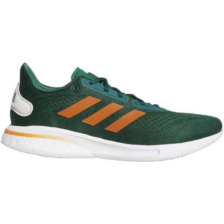 imageadidas Mens Supernova ShoesTeam Dark GreenTeam OrangeCloud Wh