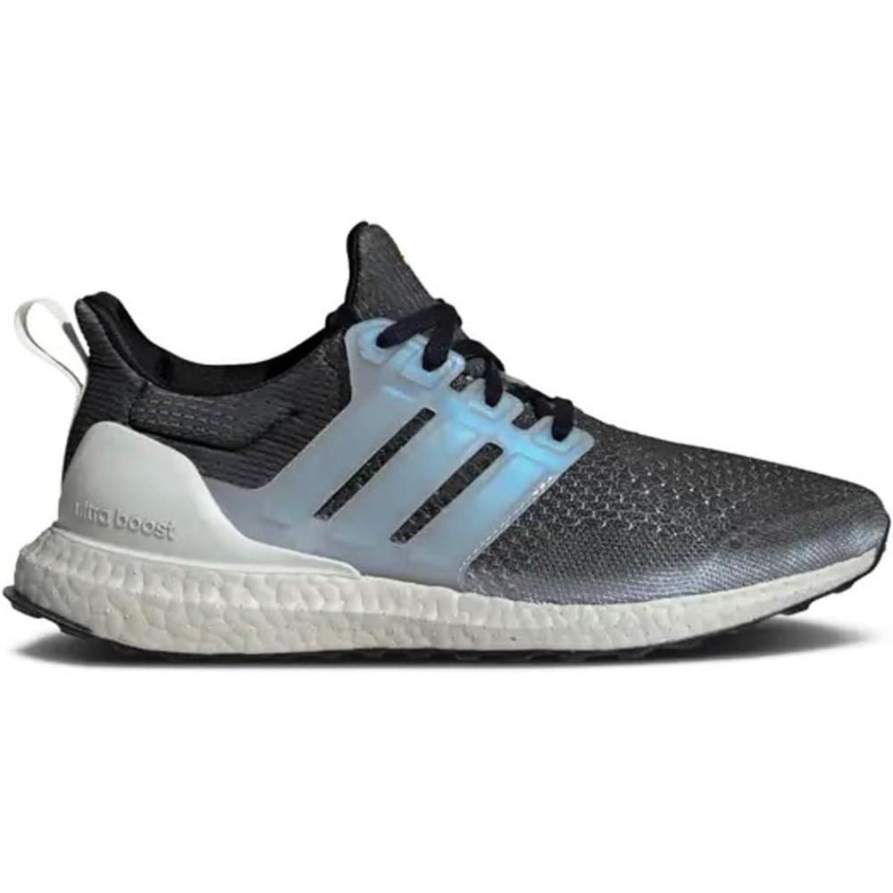 imageadidas Mens Ultraboost 10 Running ShoeHalo BlueWhiteBlack