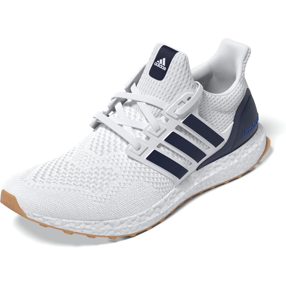 imageadidas Mens Ultraboost 10 Running ShoeWhiteDark BlueGum