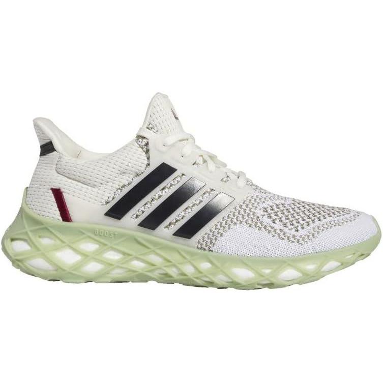 imageadidas Mens Ultraboost 10 Running ShoeWhiteGrn