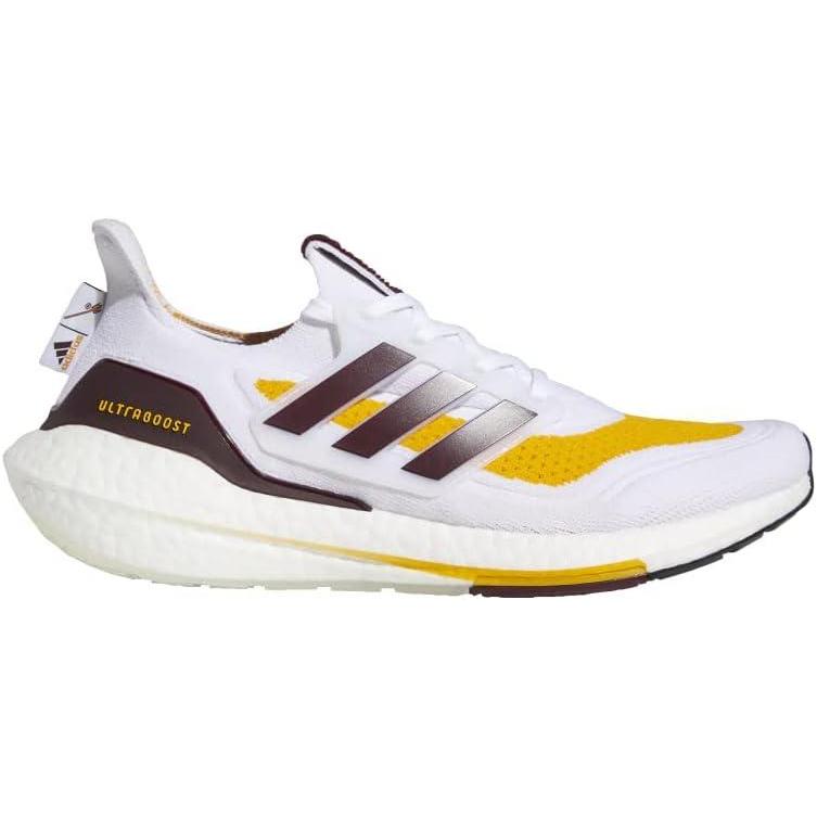 imageadidas Mens Ultraboost 21 ShoesCloud WhiteTeam MaroonTeam Colleg