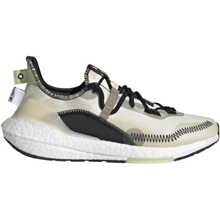 imageadidas Mens Ultraboost 21 ShoesOrbit GreyChalky BrownAlmost Lime