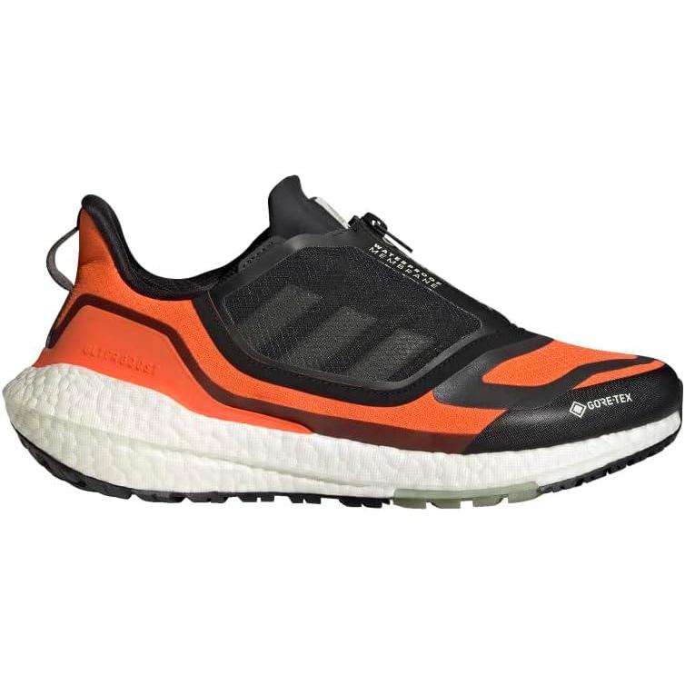 imageadidas Mens Ultraboost 22 HeatRdy Running ShoesImpact OrangeLinen GreenCore Black
