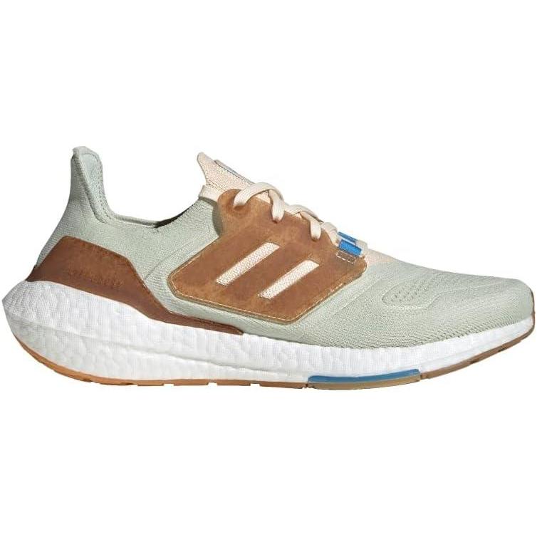 imageadidas Mens Ultraboost 22 HeatRdy Running ShoesLinen GreenEcru TintPulse Blue