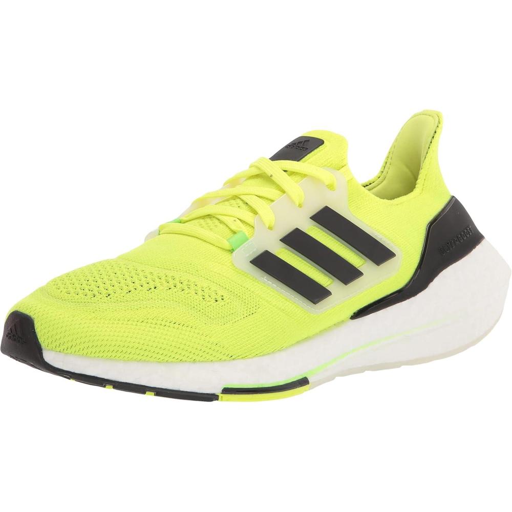 imageadidas Mens Ultraboost 22 HeatRdy Running ShoesSolar YellowBlackCloud White