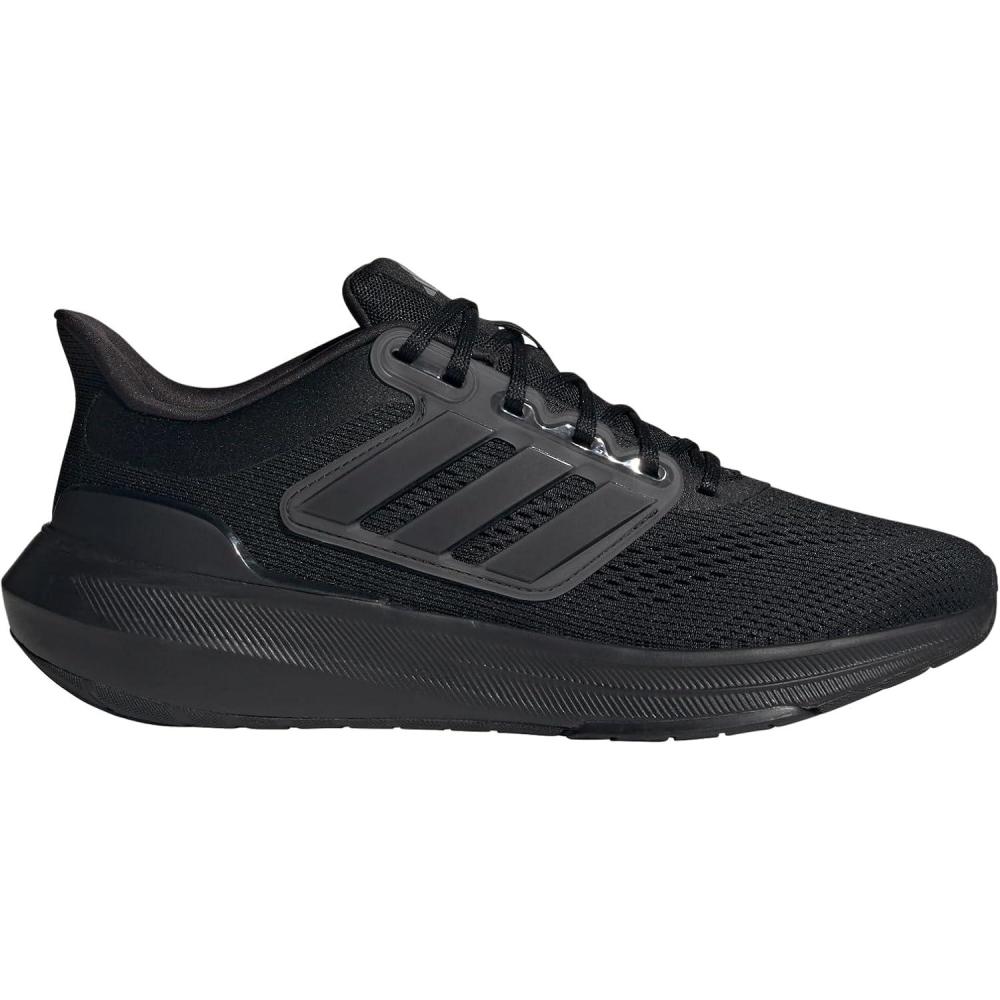 imageadidas Mens Ultrabounce Running ShoeBlackBlackCarbon Wide