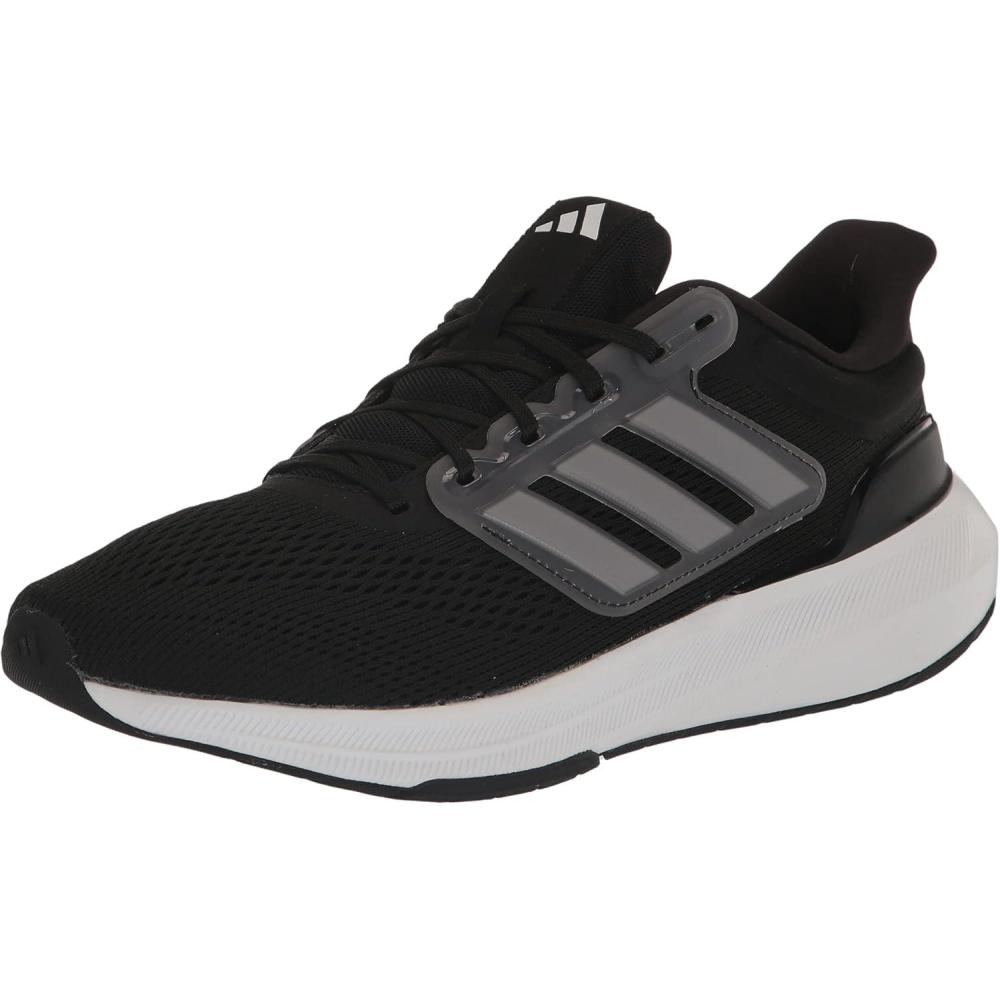 imageadidas Mens Ultrabounce Running ShoeBlackWhiteBlack