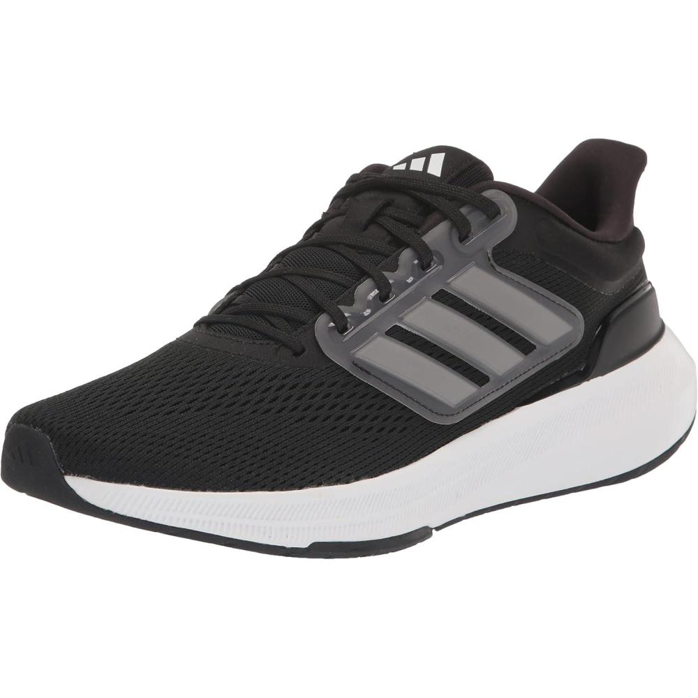 imageadidas Mens Ultrabounce Running ShoeBlackWhiteBlack Wide